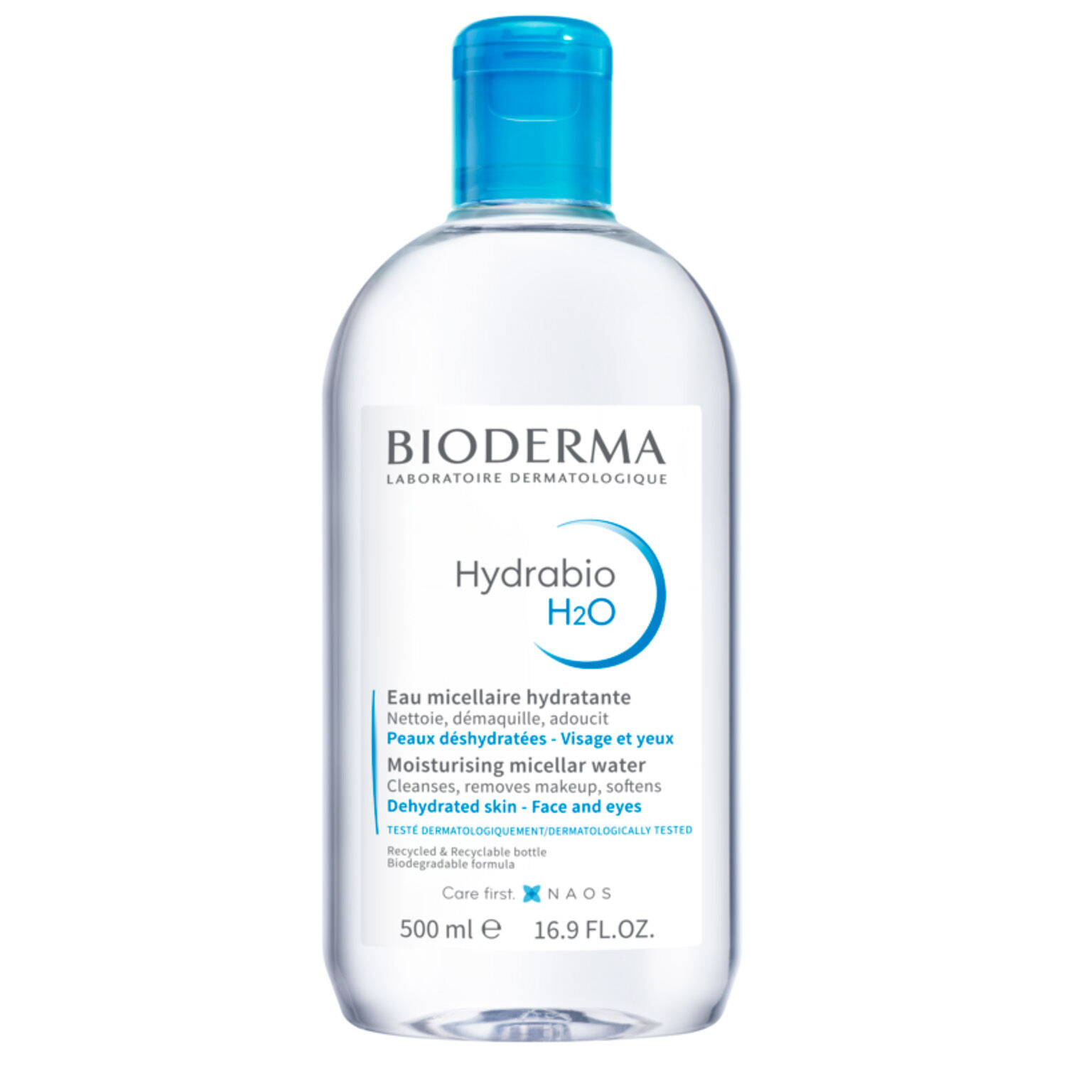 Hydrabio H2O - Eau Micellaire Démaquillante Hydratante - Peaux Sensibles Déshydratées