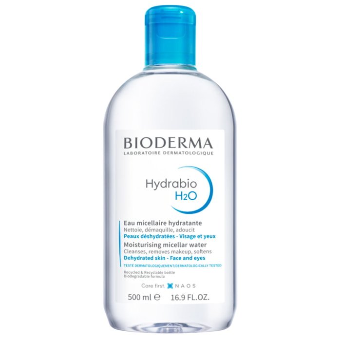 Hydrabio H2O - Eau Micellaire Démaquillante Hydratante - Peaux Sensibles Déshydratées