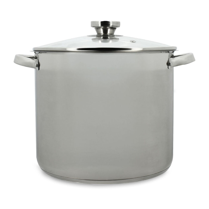 Marmite professionnelle en inox 24cm - tous feux