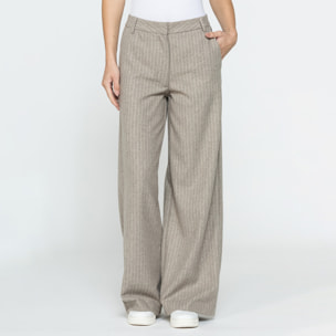 PANTALONE LARGO MOD.763 IN TESSUTO MISTO LANA
