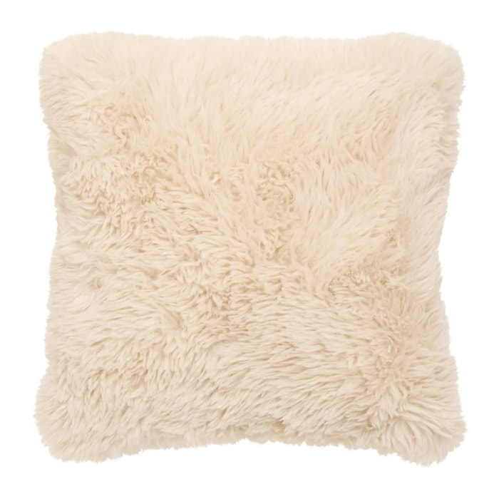 Coussin Duvia carré 40x40cm beige