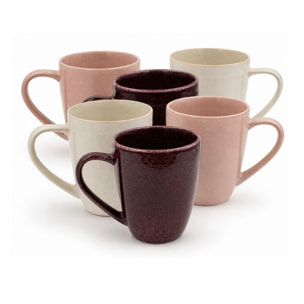 Lot de 6 mugs, TERRA