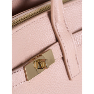 Borsa a mano da donna Made in Italy - Modello Celeste Ultra - 100% pelle - 37.5 x 24.5 x 13.0 cm