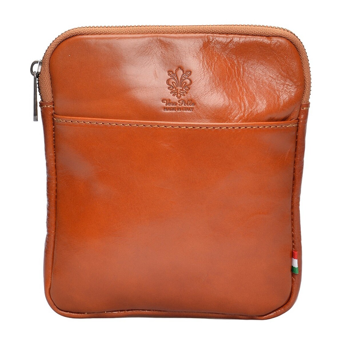 Borsa a spalla Anna Luchini Cammello