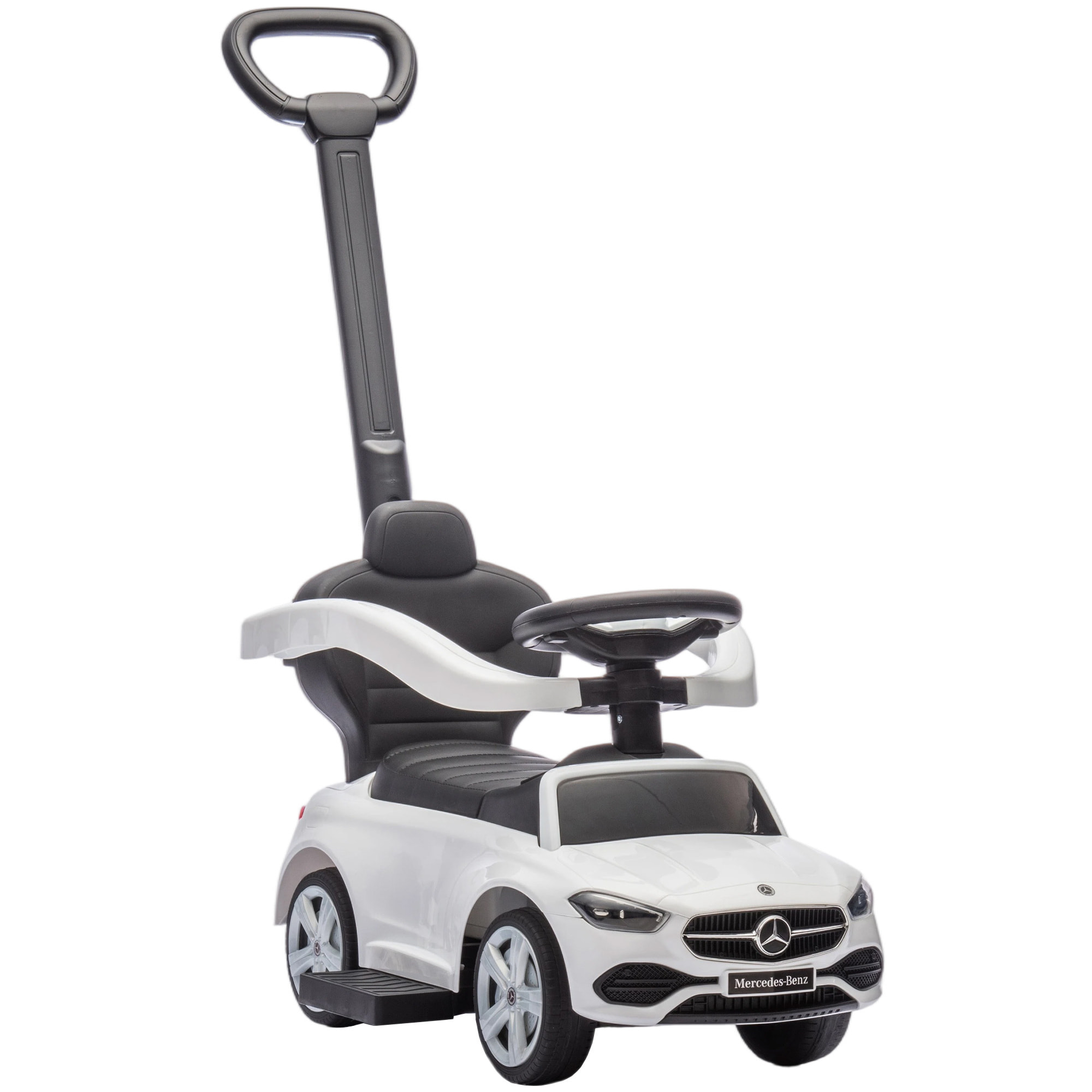 Porteur voiture enfant Mercedes-Benz classe C évolutif 18-36 mois effets sonores blanc