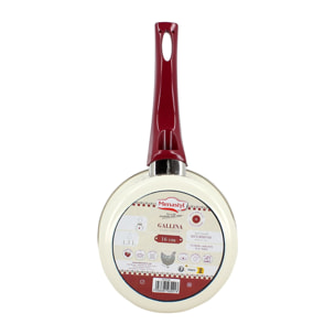 Casserole en acier émaillé 16cm - tous feux GALLINA