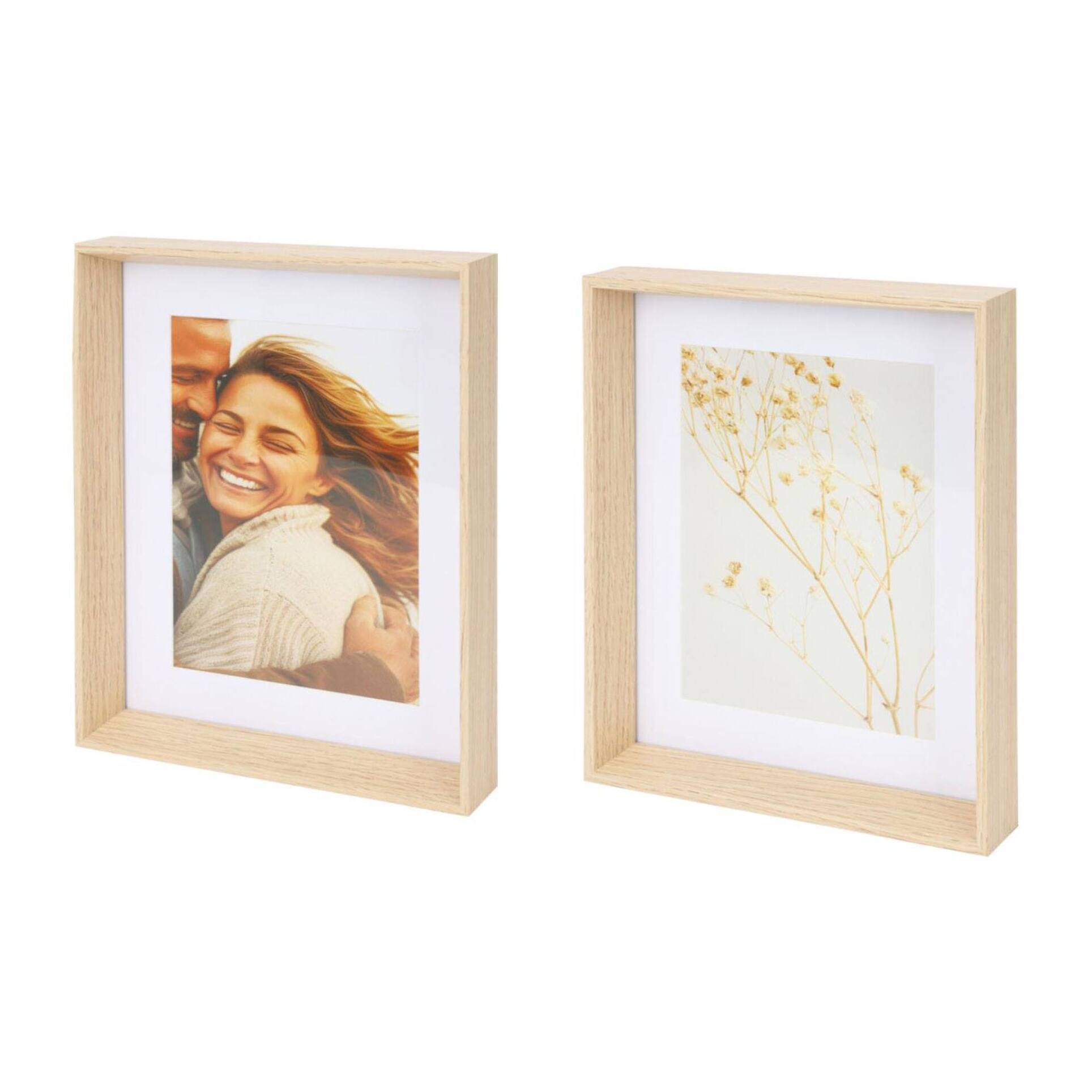 Marco de fotos de MDF y cristal