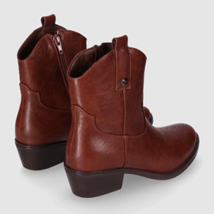 Botines - Cuero - Tacón: 5 cm
