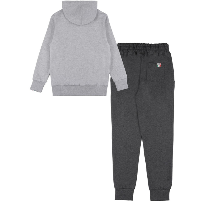 Chándal de invierno para niños Leone 1947 Street Style con capucha y cremallera