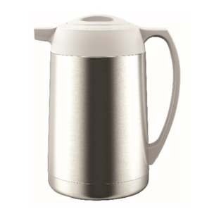 Cafetiere isotherme inox et gris 1l