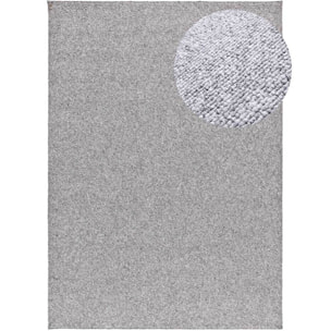 PETRA Alfombra lavable tejido en bucle en plata, varias medidas disponibles.