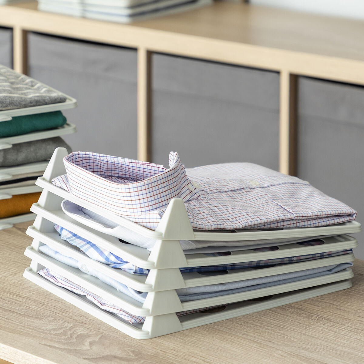 Set de Bandejas Organizadoras para Ropa Clorack InnovaGoods