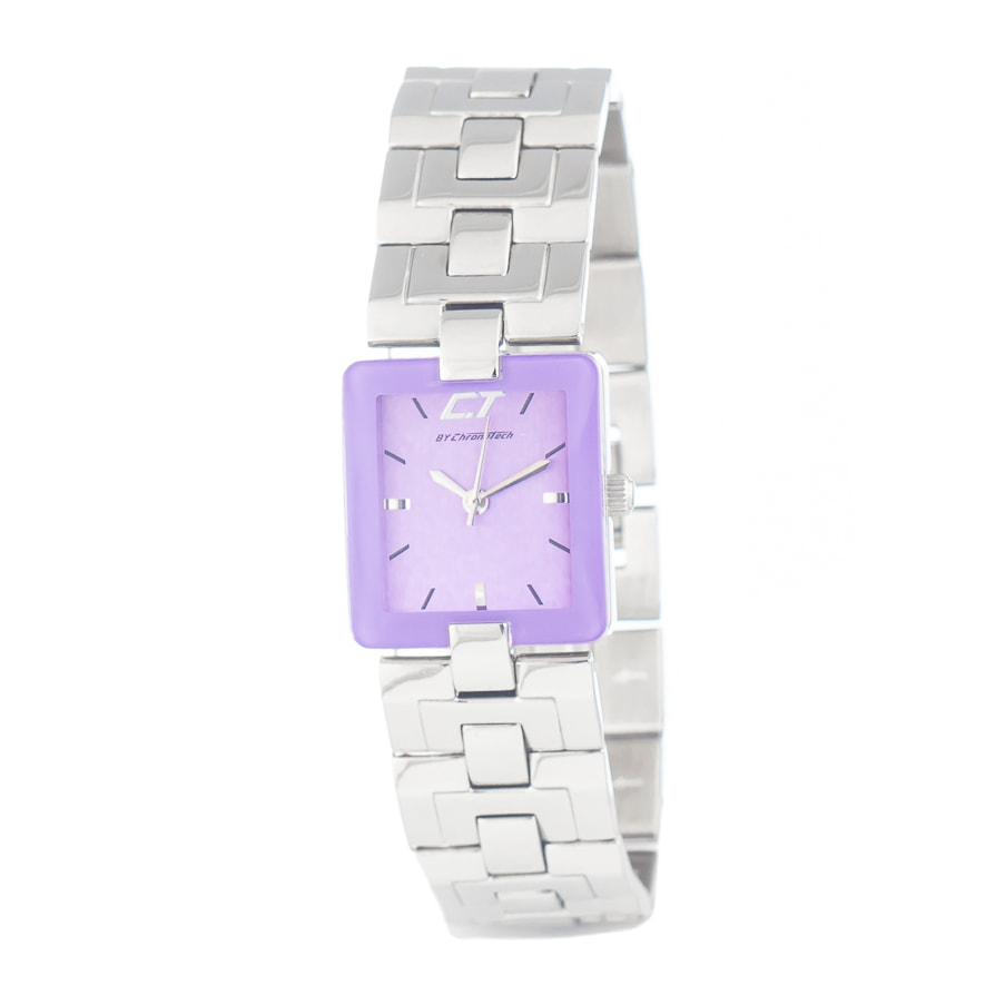 Reloj Chronotech CC7111L-05M Mujer Analogico Cuarzo con Correa de Acero