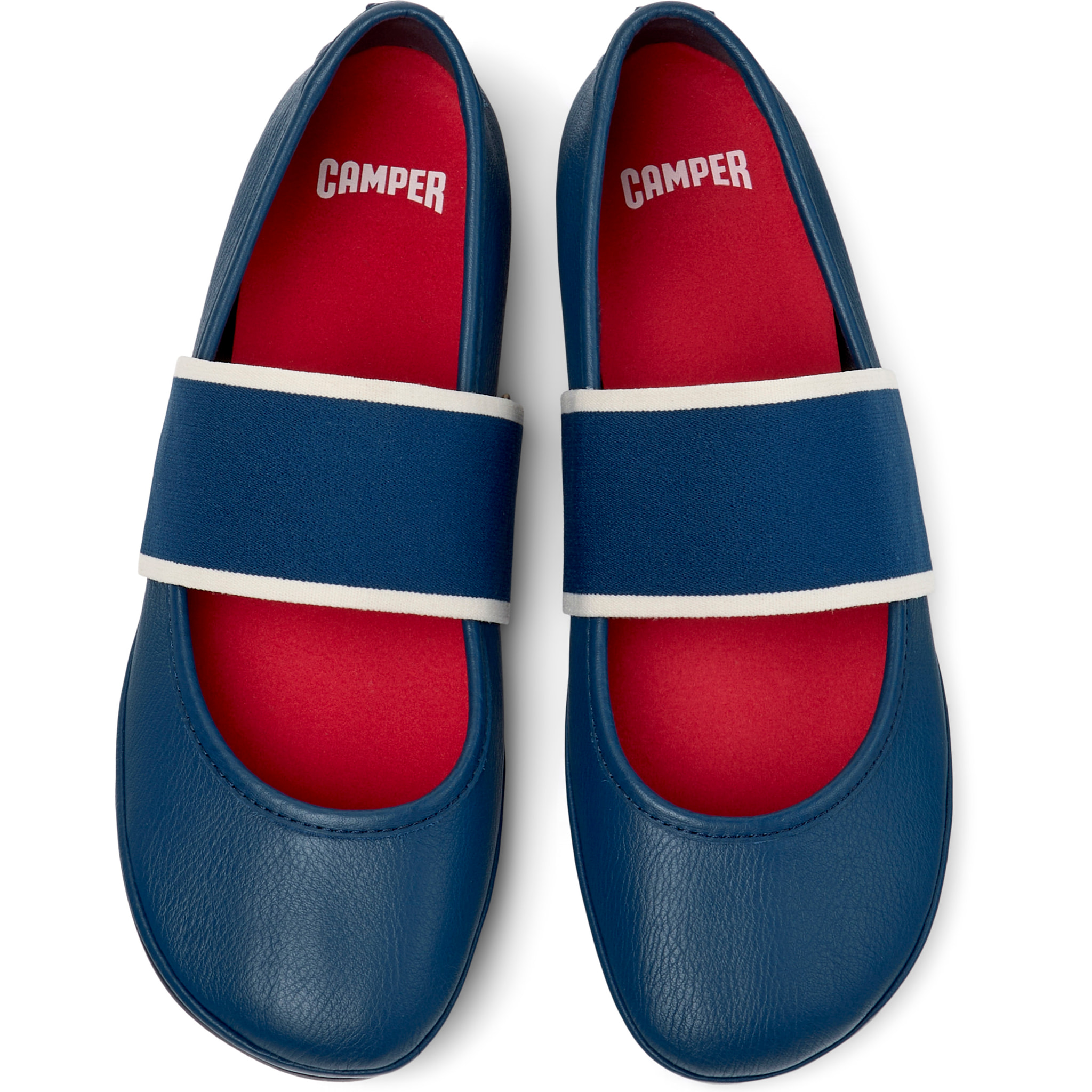 Bailarinas - CAMPER Right Nina - Azul - Cuero liso