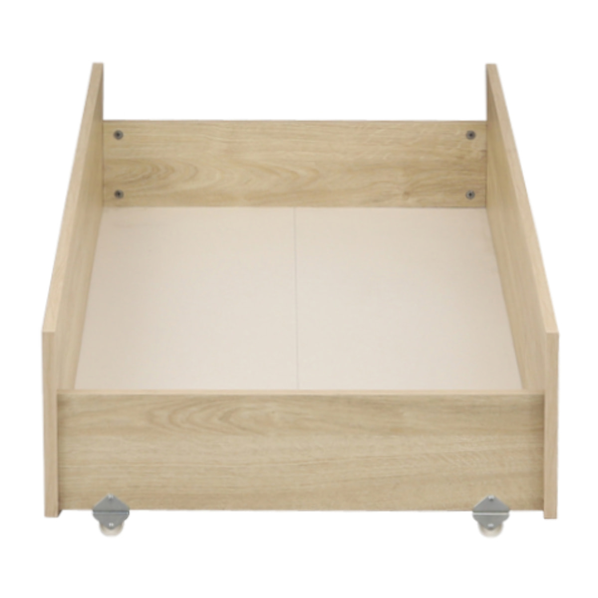 Tiroir pour lit bébé évolutif - décor bois chêne sépia