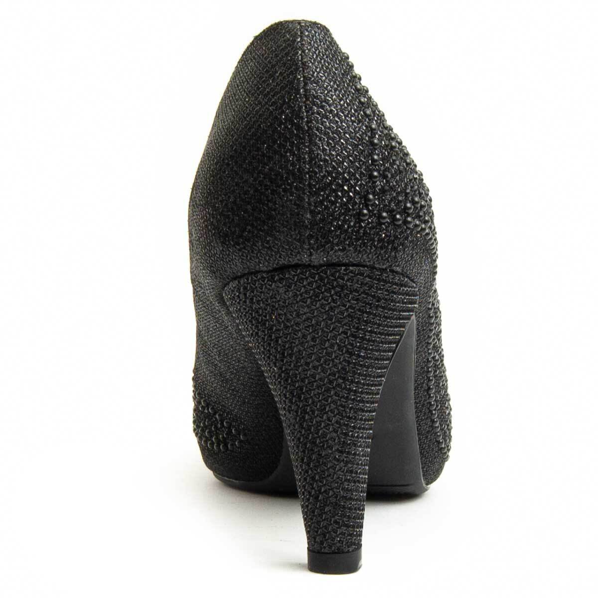 Zapato de tacón - Negro - Altura: 8 cm