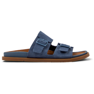 Sandalias - CAMPER Lluc Sandal - Azul - Cuero de gamuza