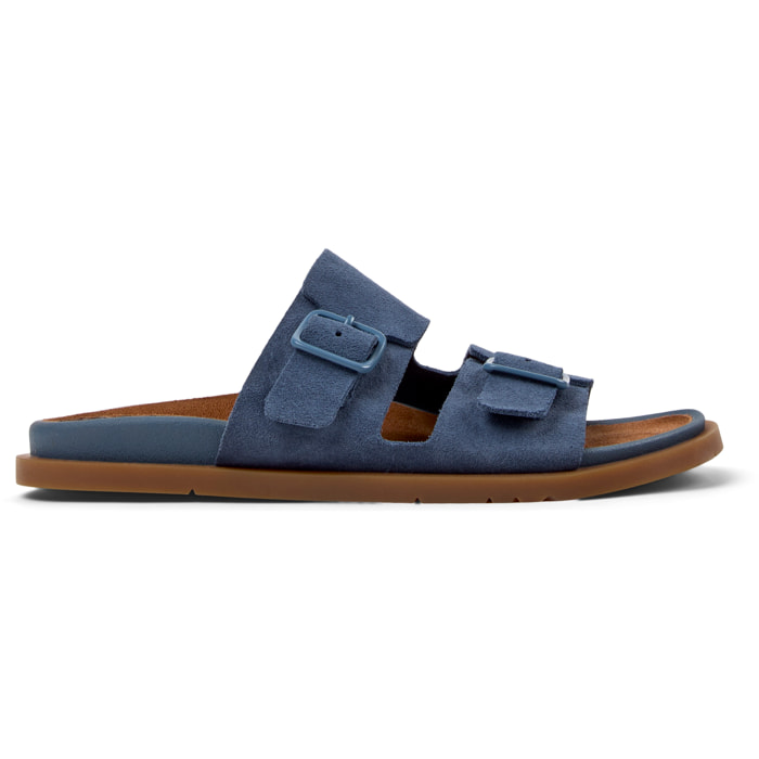 Sandalias - CAMPER Lluc Sandal - Azul - Cuero de gamuza