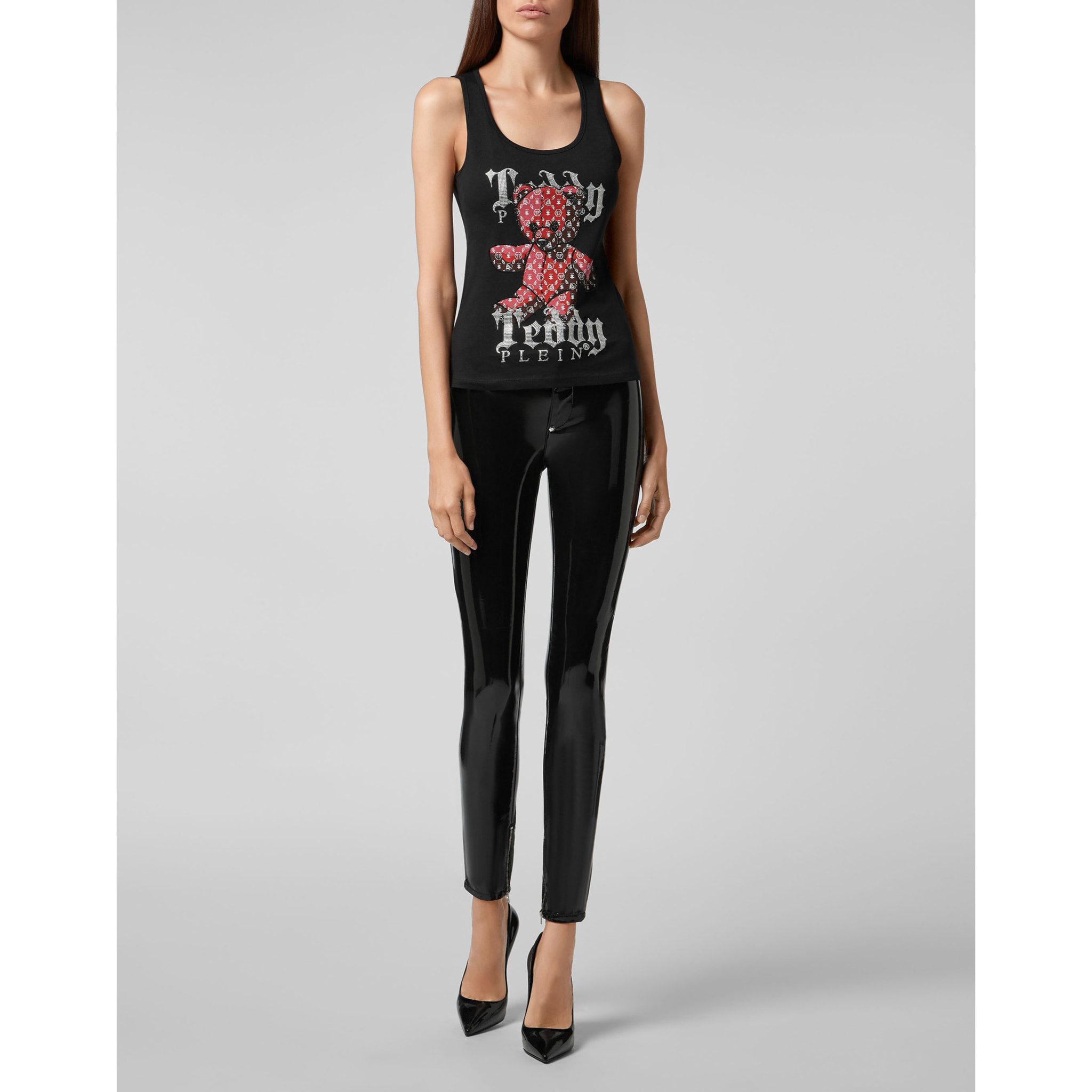 PHILIPP PLEIN Camiseta de tirantes MONOGRAM