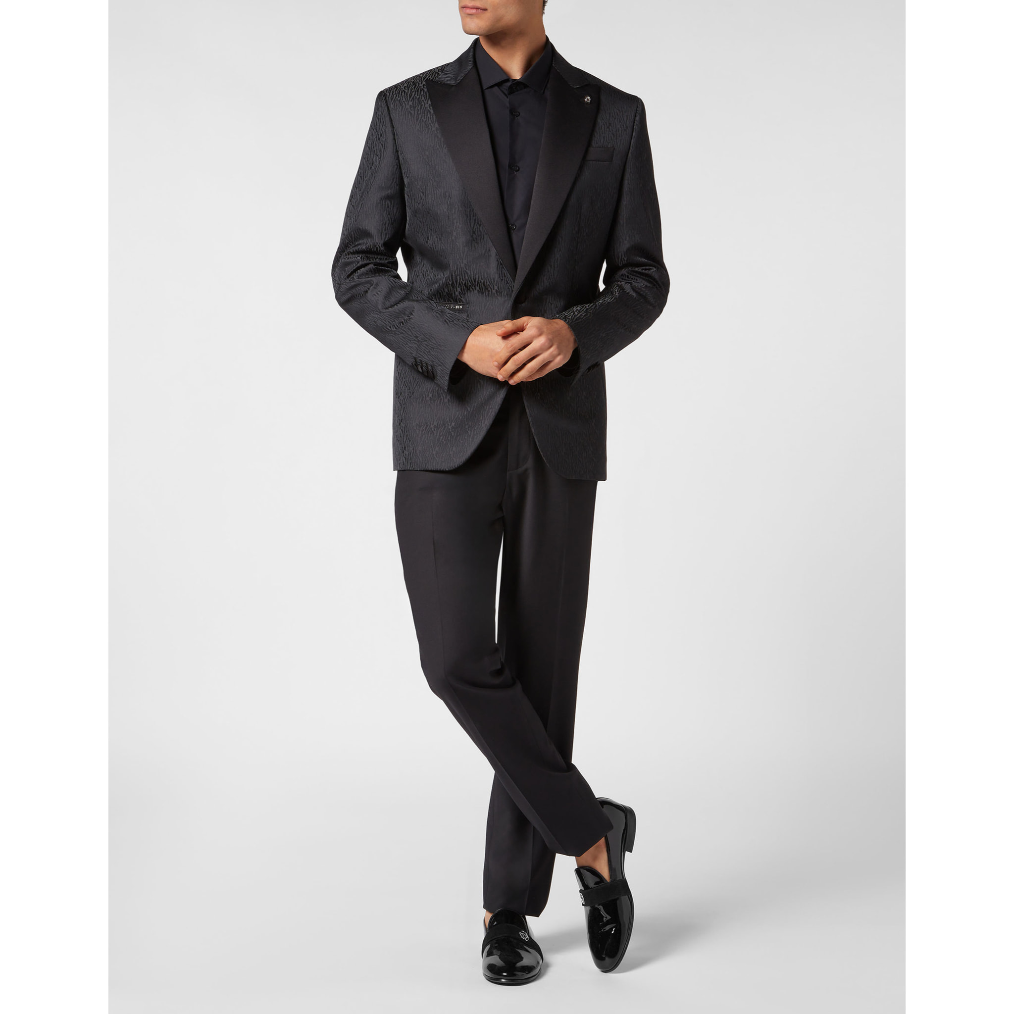 PHILIPP PLEIN One-Button Blazer Slim Fit