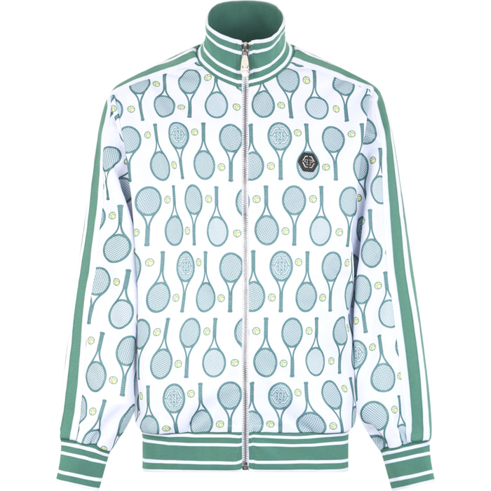 PHILIPP PLEIN Tracksuit Jacket All-Over Tennis