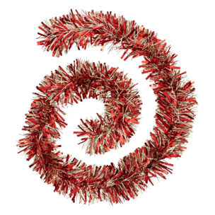 Guirlande de Noël boa 150x8x2m rouge et or