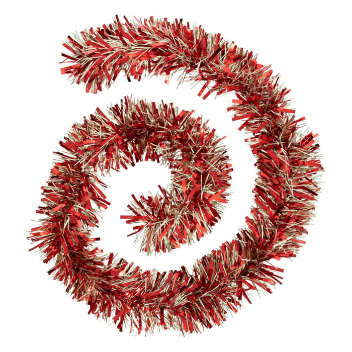 Guirlande de Noël boa 150x8x2m rouge et or