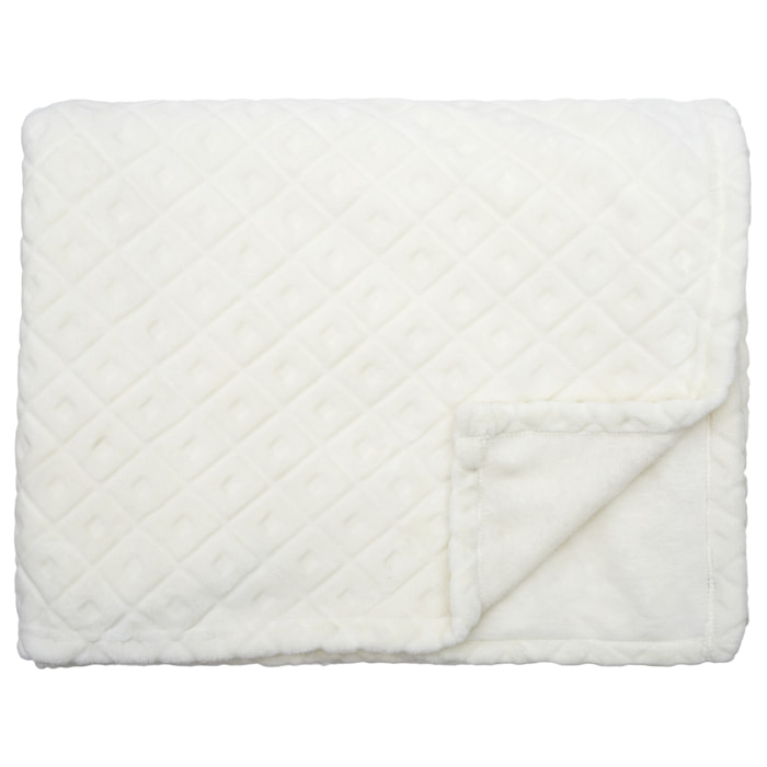 Plaid - HOME DECO FACTORY - Embosse - Beige