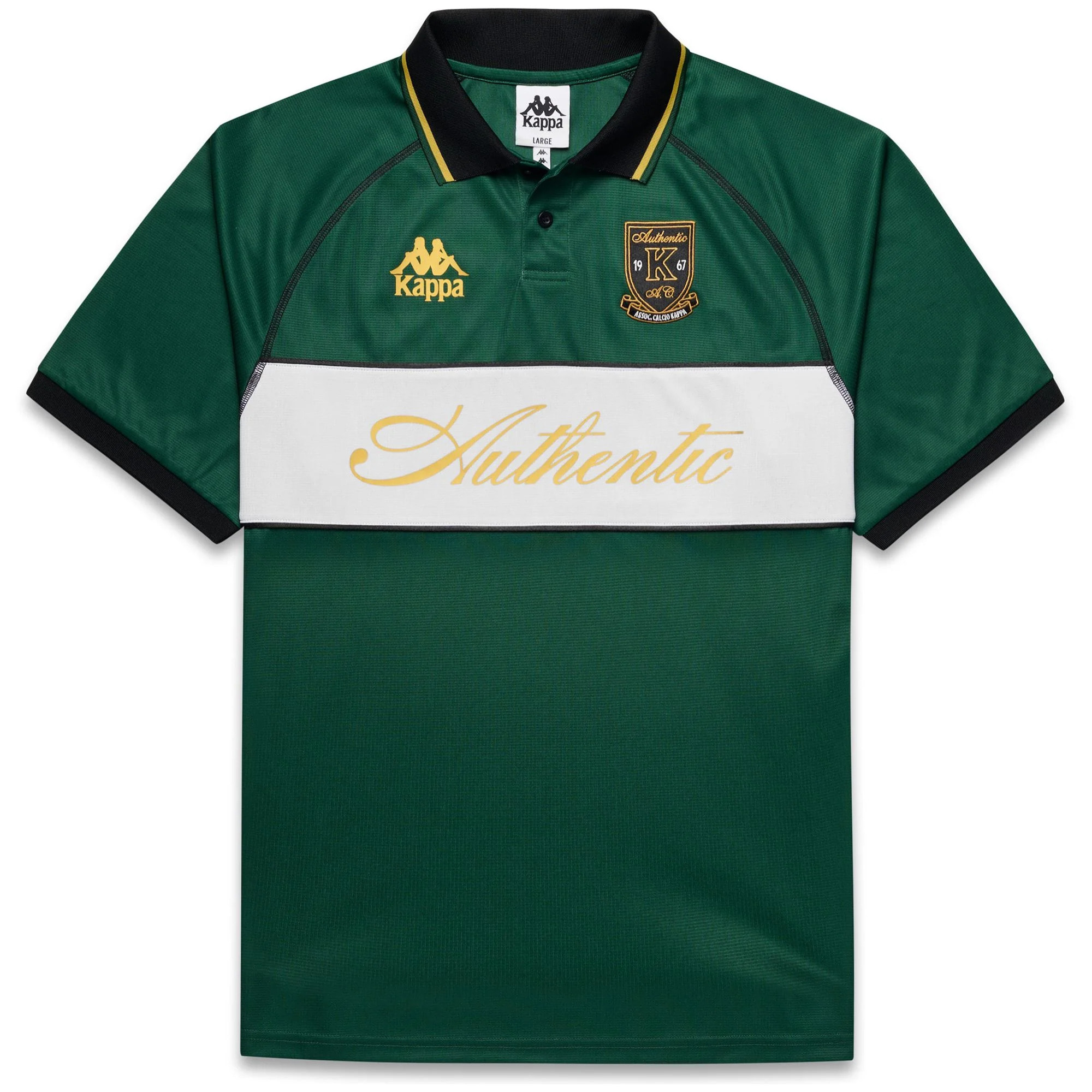 Kappa - Maglie gioco Uomo Verde - Authentic Norton