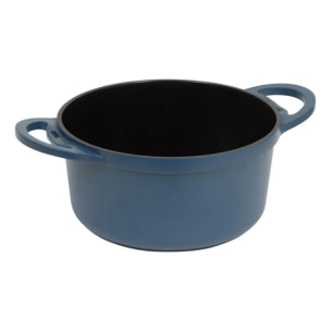 Cocotte Aluro aluminium bleu D24cm