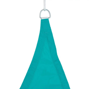 Voile d'ombrage rectangulaire "Curacao" émeraude 4x3m en polyester