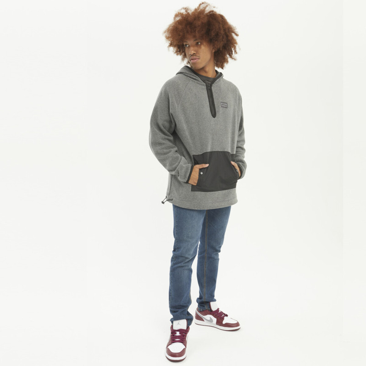Sudadera con capucha y media cremallera ECHO Hydroponic