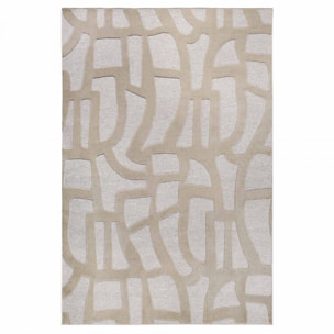 Tapis kilim, motif géométrique authentique, kilim tissé, fylo
