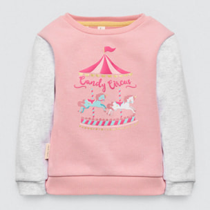 Felpa e jogger per neonato Candy Circus