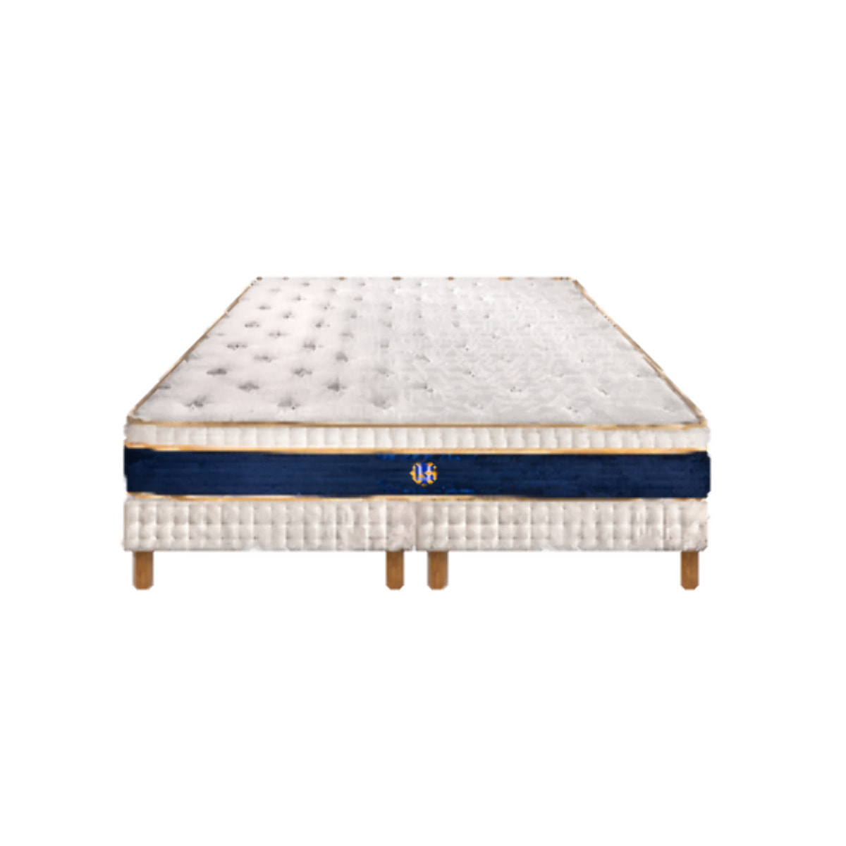 ENSEMBLE Empire - Matelas 2 Places + 2 Sommiers