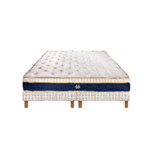 ENSEMBLE Empire - Matelas 2 Places + 2 Sommiers