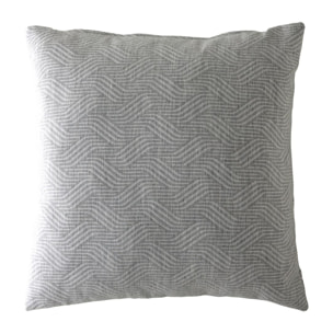 Lote de 2 fundas de cojín jacquard TEVERE-B 50x50 cm Gris