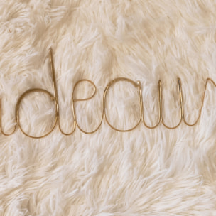 Mot fil de laiton 'BORDEAUX' - Doré Vieilli