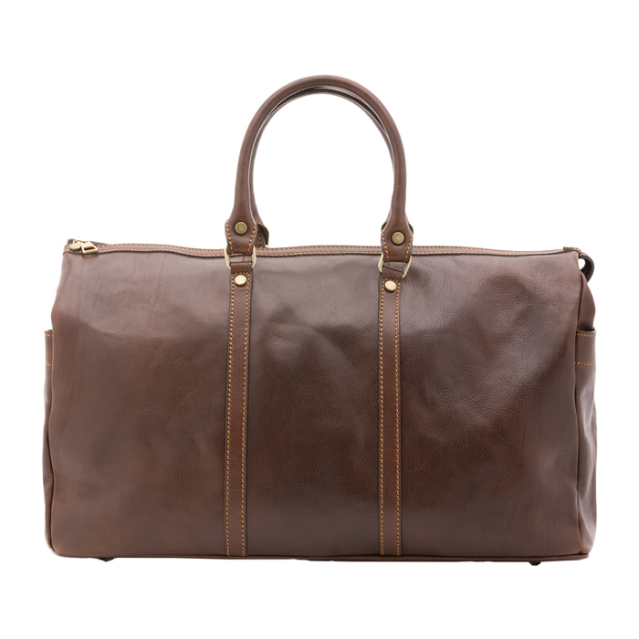 Borsa da viaggio  unisex In Vera pelle Made in Italy 50x35x20 cm