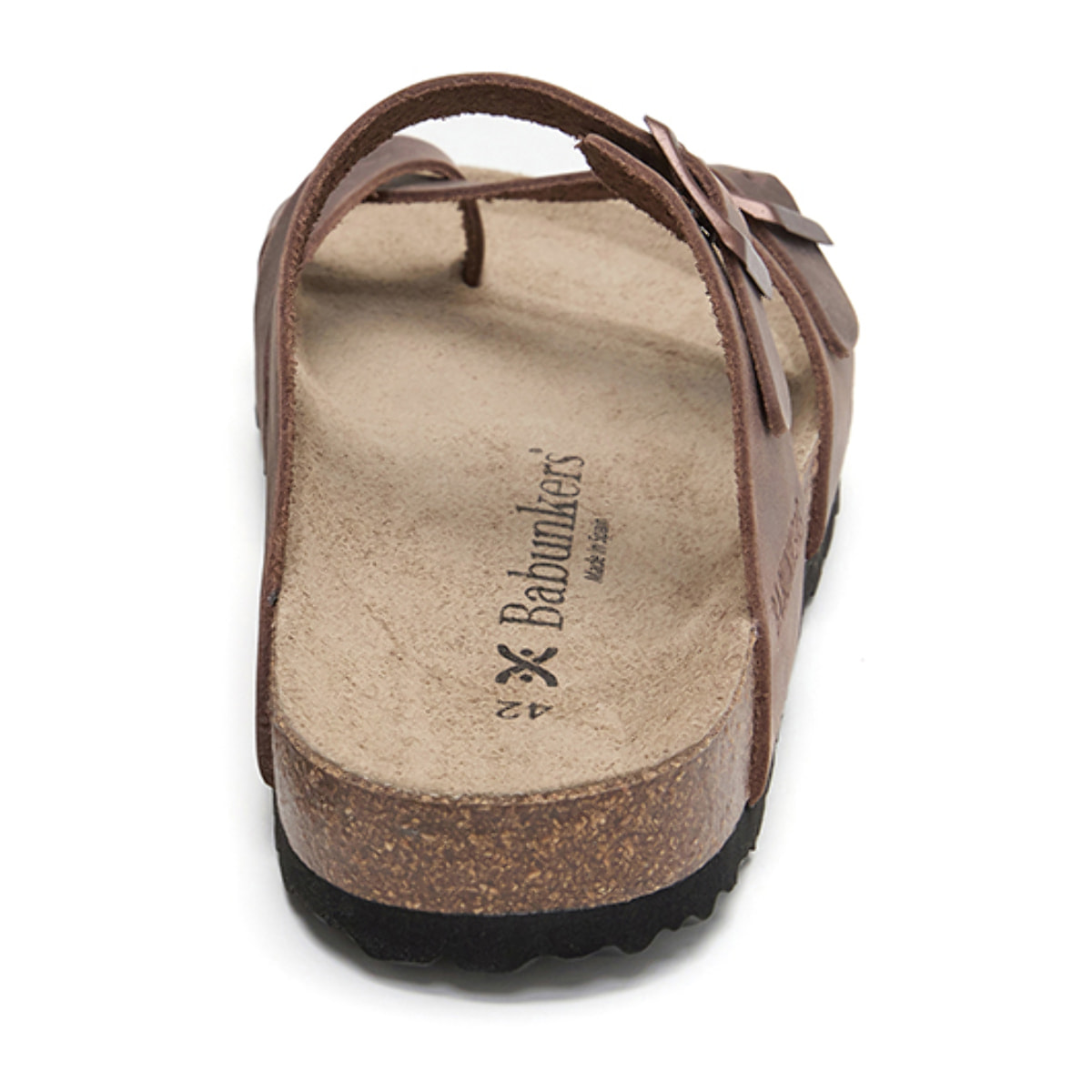 SANDALIA BABUNKERS MARRON