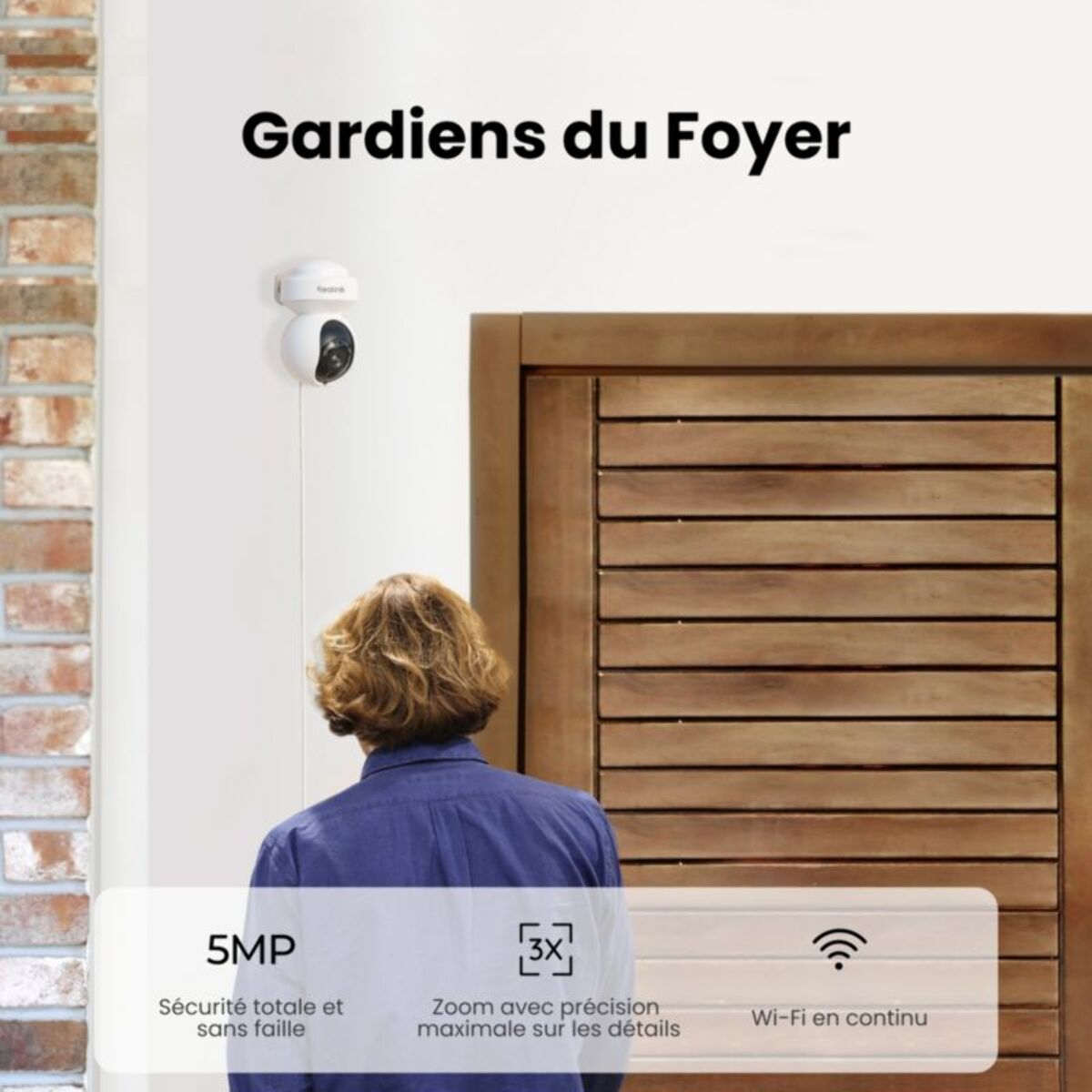 Caméra de surveillance REOLINK E540 Blanche