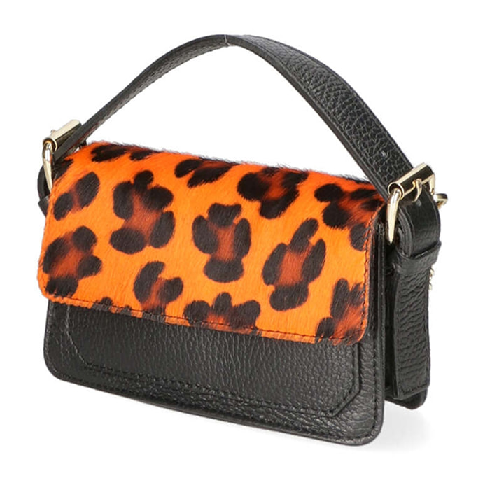 Pochette da Donna Aleide in Vera Pelle Made in Italy 11x18x6,5 cm