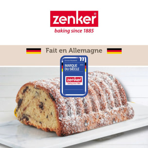 Moule à bûche de Noël 32 x 12,5 cm Zenker Black Metallic