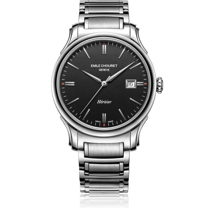 Reloj Emile Chouriet 08.1128.G.6.2.58.6 Hombre Analogico Automatico con Correa de Acero inoxidable
