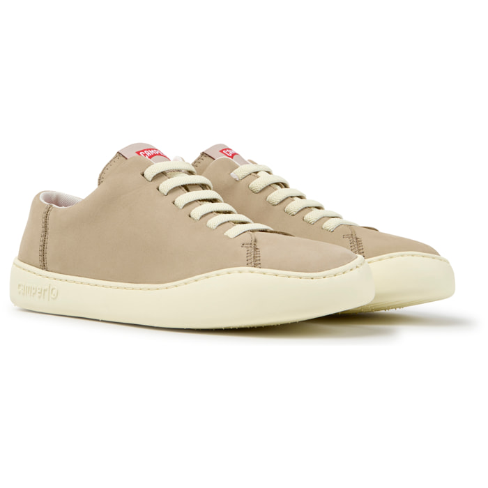 Zapatillas - CAMPER Peu Touring - Beige - Piel nobuk