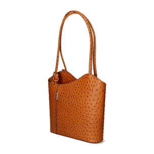 Zaino da donna in vera pelle - Modello Charlotte - 28.0 x 25.0 x 9.0 cm
