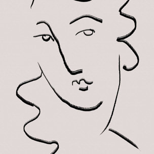 Tableau Simple Ligne No2 Toile imprimée