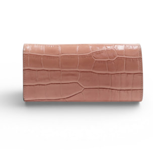 Cartera Cheval Firenze Grant Croc Rosa