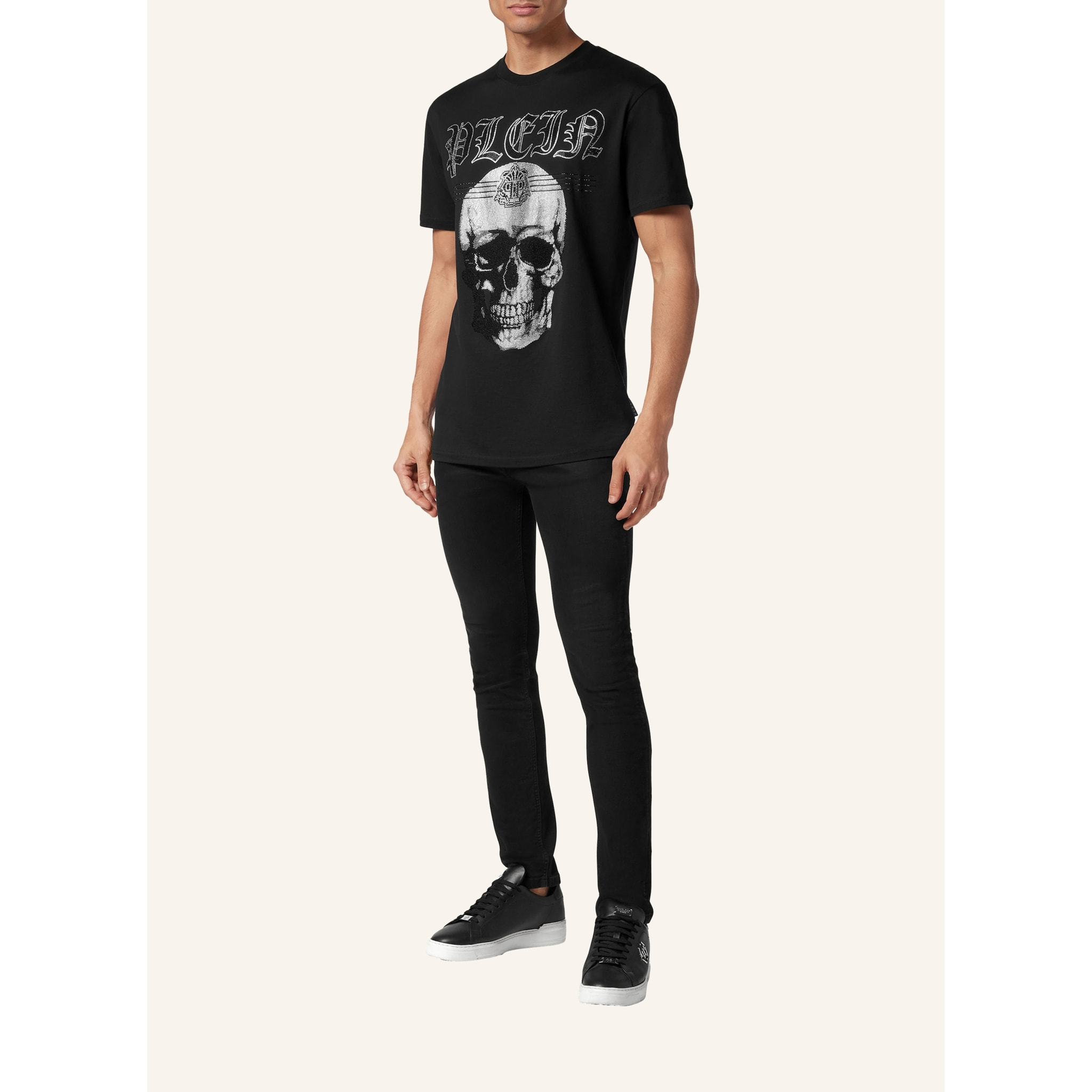 PHILIPP PLEIN Camiseta de cuello redondo TATTOO