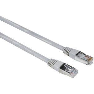 Câble Ethernet HAMA RJ45 20M Droit CAT5e Gris